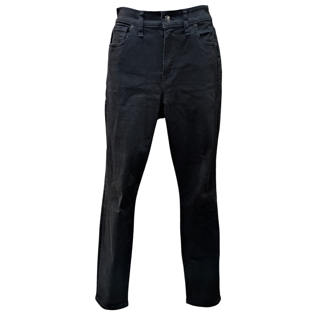 Madewell Skinny Skinny Jeans High Rise Black Denim Size 27‎
